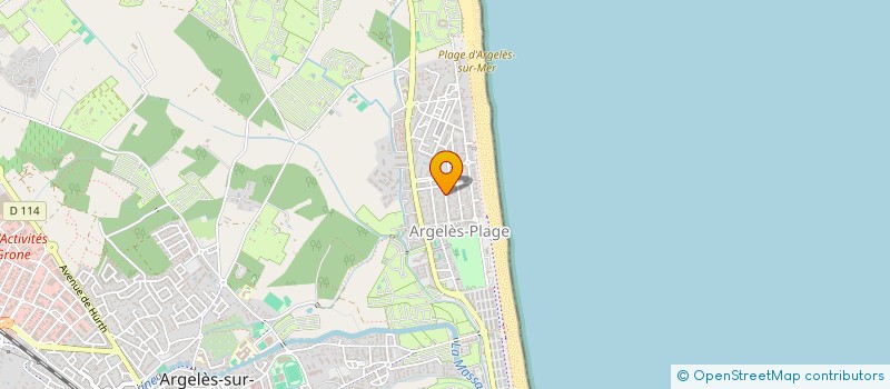 localisation de l'entreprise MONSIEUR MICKAEL DA COSTA  ARGELES SUR MER