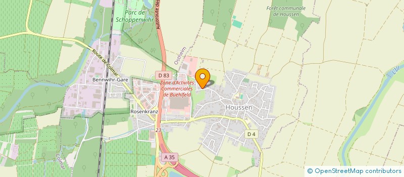 localisation de l'entreprise MONSIEUR MICKAEL DA FONSECA  HOUSSEN