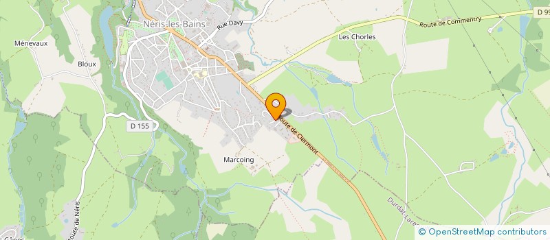 localisation de l'entreprise MONSIEUR MICKAEL DA SILVA  DURDAT-LAREQUILLE