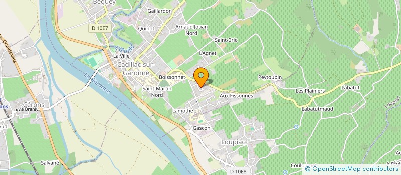 localisation de l'entreprise MONSIEUR MICKAEL DA SILVA  CADILLAC-SUR-GARONNE