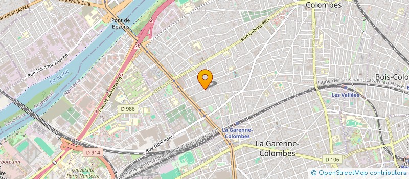 localisation de l'entreprise MONSIEUR MICKAEL DA SILVA CANCELA à COLOMBES