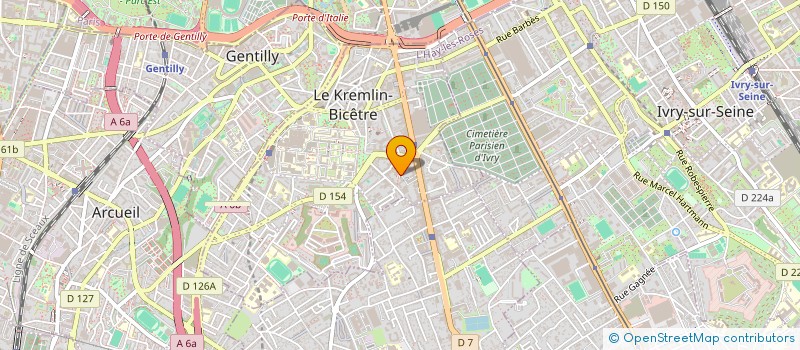 localisation de l'entreprise MONSIEUR MICKAEL DAHAN  LE KREMLIN-BICETRE