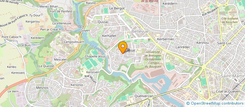 localisation de l'entreprise MONSIEUR MICKAEL DALLEAU  BREST