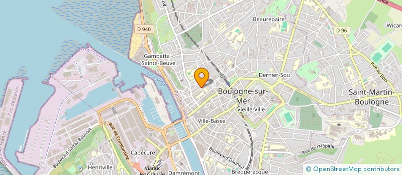 localisation de l'entreprise MONSIEUR MICKAEL DANDRE à BOULOGNE-SUR-MER