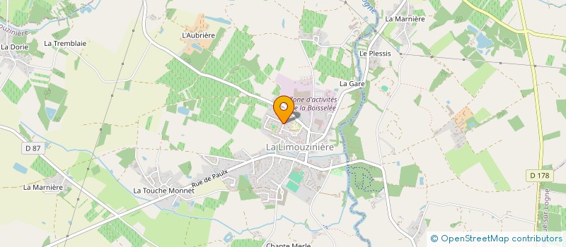 localisation de l'entreprise MONSIEUR MICKAEL DANGLETERRE à LA LIMOUZINIERE