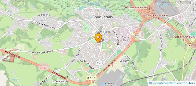 localisation de l'entreprise MONSIEUR MICKAEL DANIEL  HARDANGES