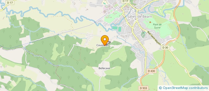 localisation de l'entreprise MONSIEUR MICKAEL DAUCHAT à SALIES-DE-BEARN