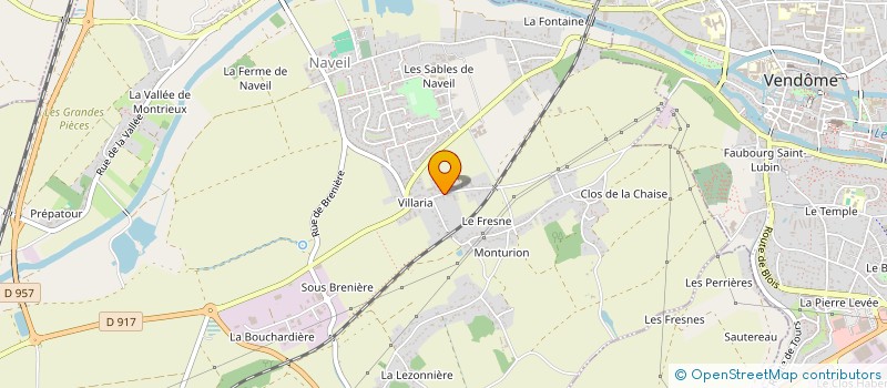 localisation de l'entreprise MONSIEUR MICKAEL DAVID  NAVEIL