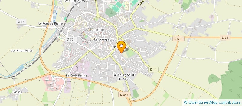 localisation de l'entreprise MONSIEUR MICKAEL DAVID CHARROUX  LOUDUN