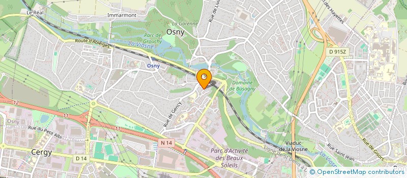 localisation de l'entreprise MONSIEUR MICKAEL DAVID KARABADJA  OSNY