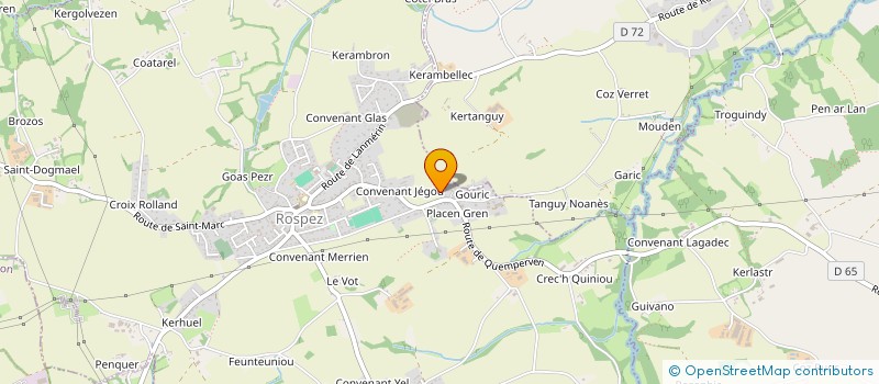 localisation de l'entreprise MONSIEUR MICKAEL DAVY  ROSPEZ