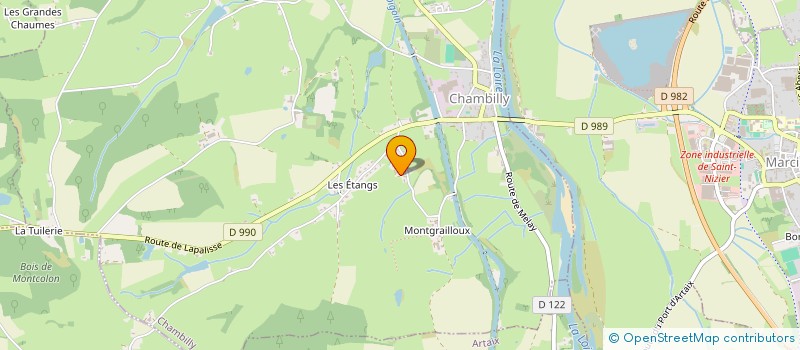 localisation de l'entreprise MONSIEUR MICKAEL DE ALMEIDA  CHAMBILLY