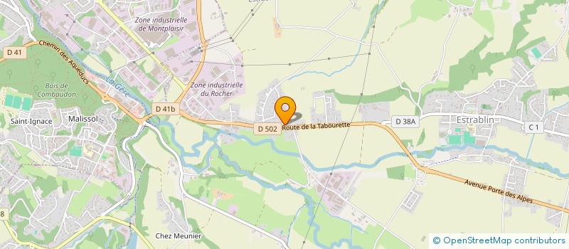 localisation de l'entreprise MONSIEUR MICKAEL DE BASTIANI  ESTRABLIN