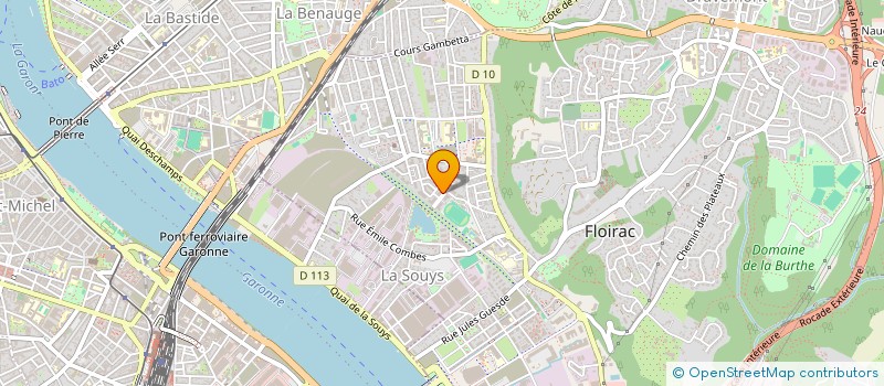 localisation de l'entreprise MONSIEUR MICKAEL DE JESUS  FLOIRAC