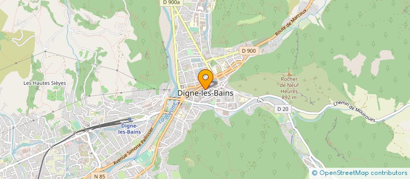 localisation de l'entreprise MONSIEUR MICKAEL DE MAGALHAES FERREIRA à DIGNE-LES-BAINS