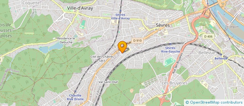 localisation de l'entreprise MONSIEUR MICKAEL DE MAGALHAES GONCALVES à SEVRES