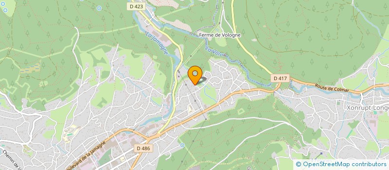 localisation de l'entreprise MONSIEUR MICKAEL DE NARDIN à GERARDMER