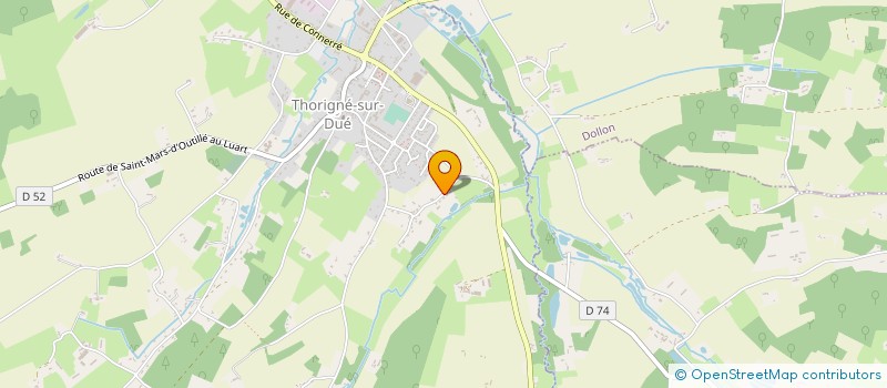 localisation de l'entreprise MONSIEUR MICKAEL DE OLIVEIRA  THORIGNE-SUR-DUE