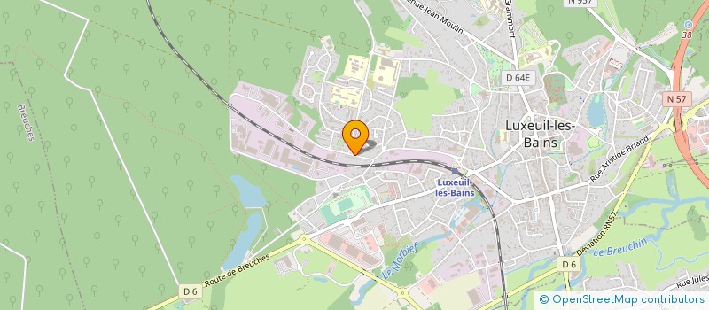 localisation de l'entreprise MONSIEUR MICKAEL DE SOUSA  LUXEUIL-LES-BAINS