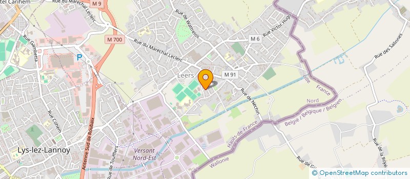 localisation de l'entreprise MONSIEUR MICKAEL DE SOUSA  LEERS