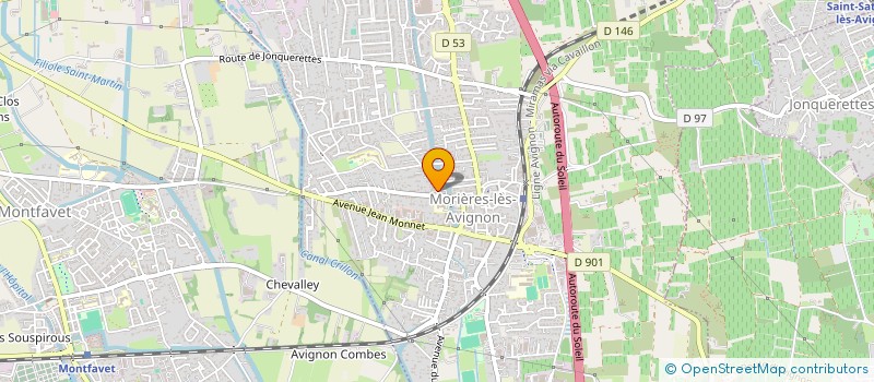 localisation de l'entreprise MONSIEUR MICKAEL DEBARGE  VEDENE