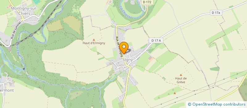 localisation de l'entreprise MONSIEUR MICKAEL DEBLIQUI  UGNY