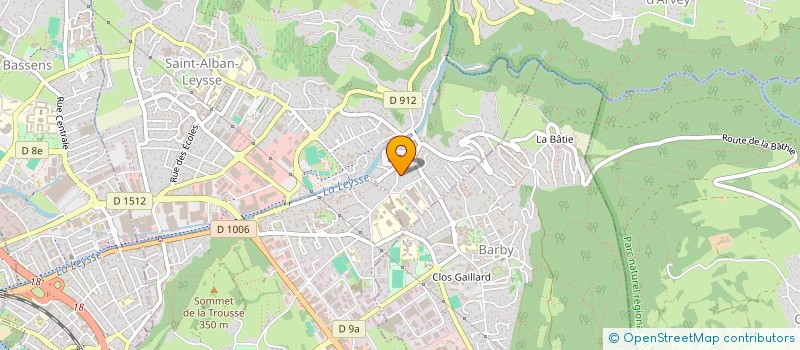 localisation de l'entreprise MONSIEUR MICKAEL DECARO  SAINT-ALBAN-LEYSSE