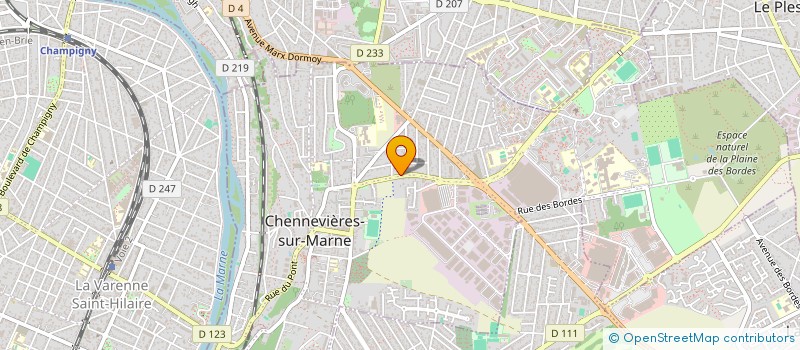 localisation de l'entreprise MONSIEUR MICKAEL DECARVALHO  CHENNEVIERES-SUR-MARNE