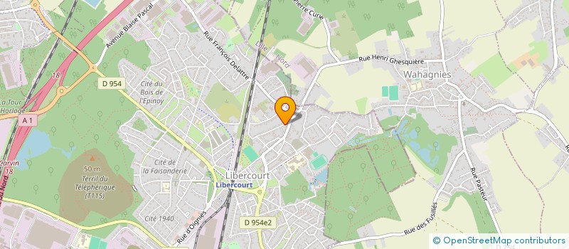 localisation de l'entreprise MONSIEUR MICKAEL DECEUNINCK  LIBERCOURT