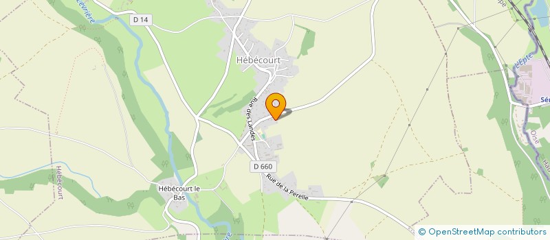 localisation de l'entreprise MONSIEUR MICKAEL DECHAUD  HEBECOURT