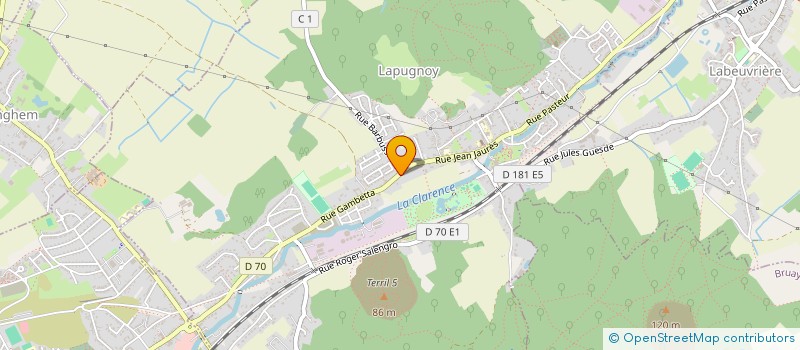 localisation de l'entreprise MONSIEUR MICKAEL DEGRUGILLIER à LAPUGNOY