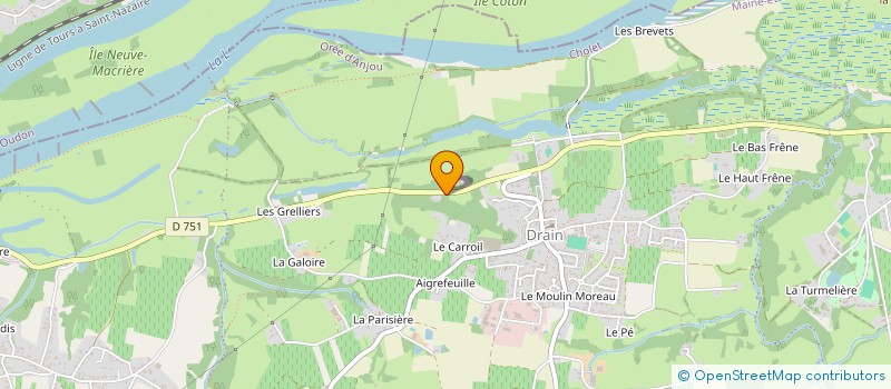 localisation de l'entreprise MONSIEUR MICKAEL DELAHAIE  OREE-D'ANJOU