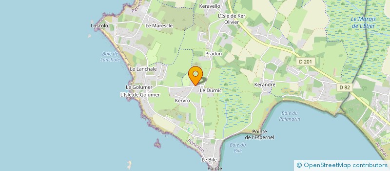 localisation de l'entreprise MONSIEUR MICKAEL DELALANDE  PENESTIN