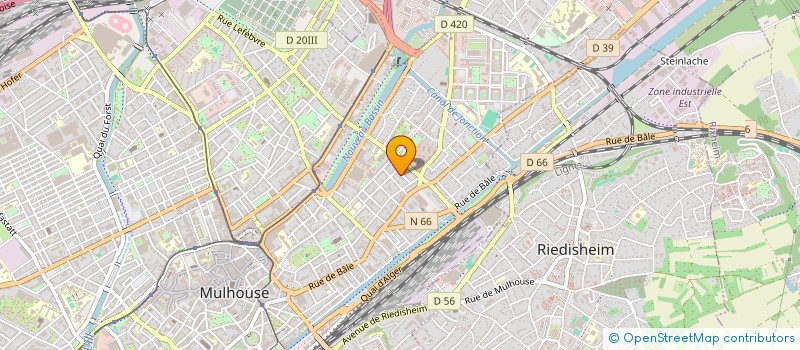 localisation de l'entreprise MONSIEUR MICKAEL DELAUX  MULHOUSE