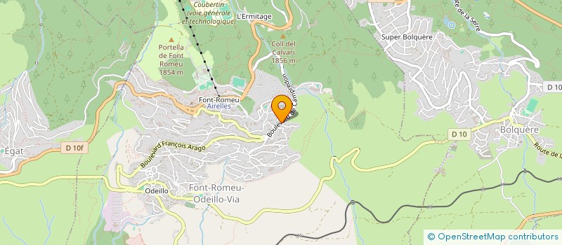 localisation de l'entreprise MONSIEUR MICKAEL DELAVAULT  FONT-ROMEU-ODEILLO-VIA