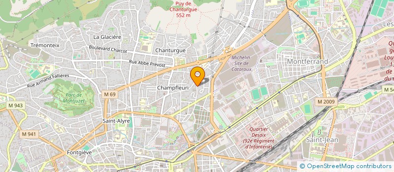 localisation de l'entreprise MONSIEUR MICKAEL DELAVET  CLERMONT-FERRAND