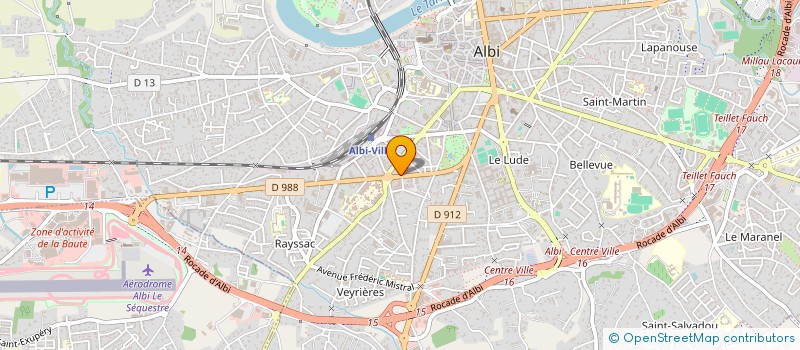 localisation de l'entreprise MONSIEUR MICKAEL DELBOSC à ALBI