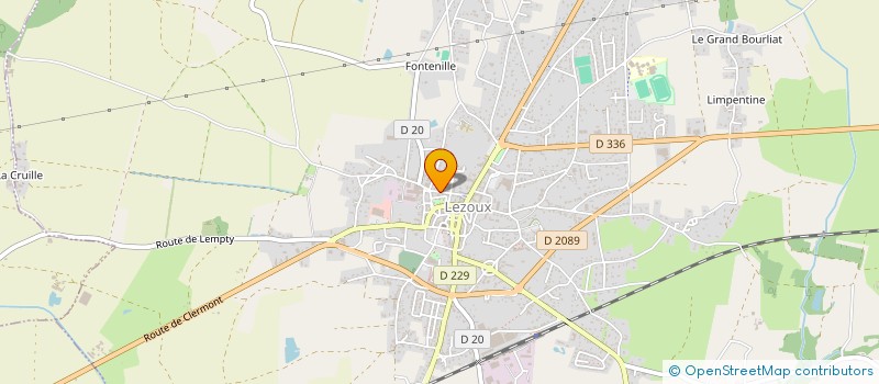 localisation de l'entreprise MONSIEUR MICKAEL DELESALLE  LEZOUX