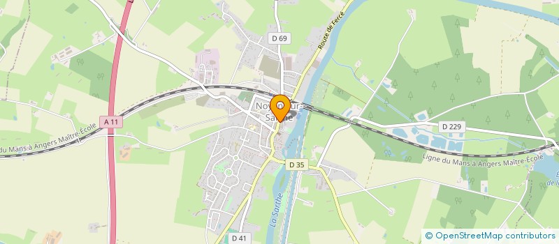 localisation de l'entreprise MONSIEUR MICKAEL DELETANG  NOYEN-SUR-SARTHE