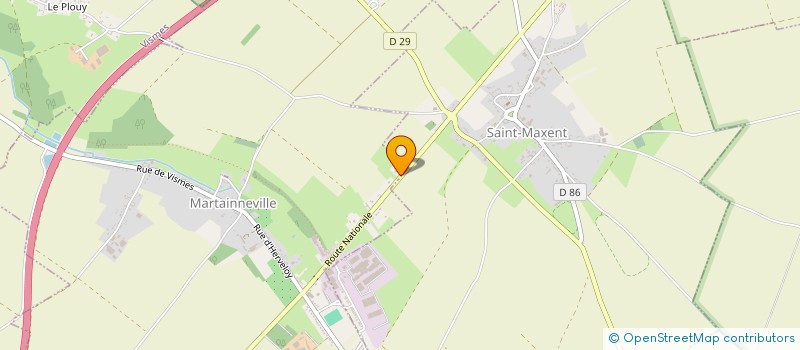 localisation de l'entreprise MONSIEUR MICKAEL DELIENNE  HUPPY