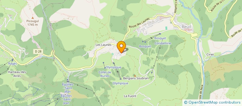 localisation de l'entreprise MONSIEUR MICKAEL DEMAILLY  BEUIL