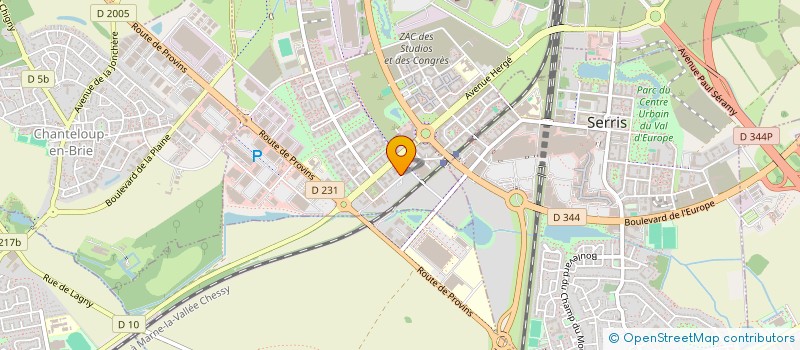 localisation de l'entreprise MONSIEUR MICKAEL DEMEUSY  MONTEVRAIN