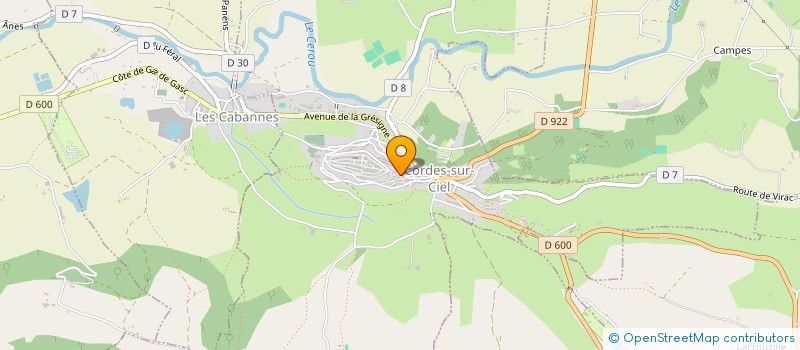 localisation de l'entreprise MONSIEUR MICKAEL DEMONCHY  CORDES-SUR-CIEL