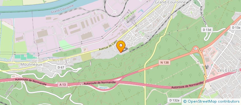 localisation de l'entreprise MONSIEUR MICKAEL DENNETIERE  GRAND-COURONNE