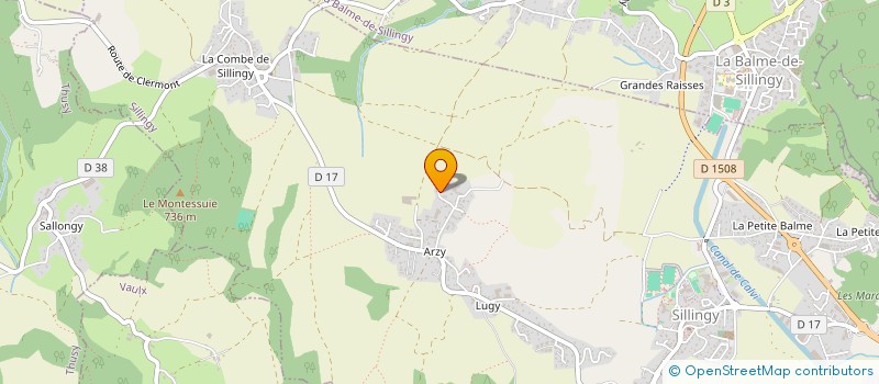 localisation de l'entreprise MONSIEUR MICKAEL DERAGNE  CHOISY