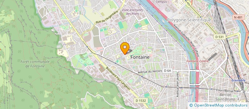 localisation de l'entreprise MONSIEUR MICKAEL DERIN à FONTAINE