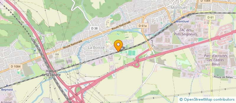 localisation de l'entreprise MONSIEUR MICKAEL DESBRIERES à LA BOISSE