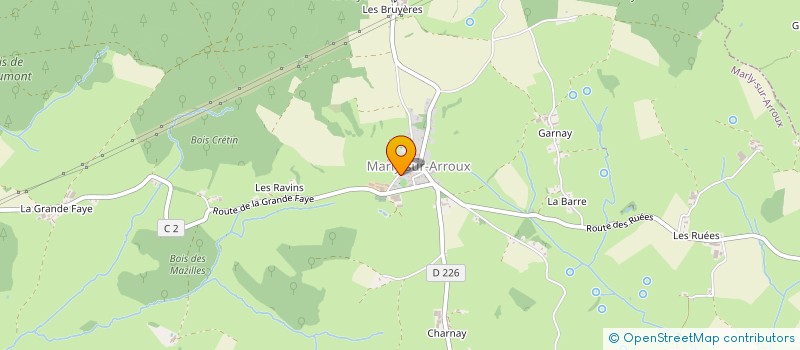 localisation de l'entreprise MONSIEUR MICKAEL DESBROSSE  MARLY-SUR-ARROUX