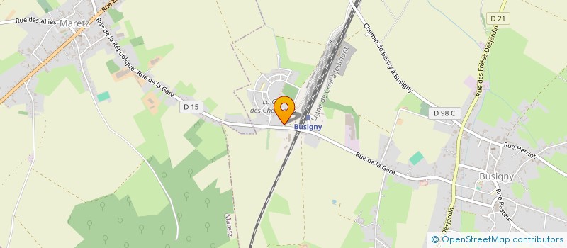 localisation de l'entreprise MONSIEUR MICKAEL DESBUISSON  BUSIGNY