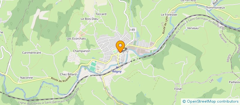 localisation de l'entreprise MONSIEUR MICKAEL DESCLOUX  REGNY